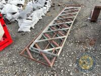 3x cattle feed barriers - 3