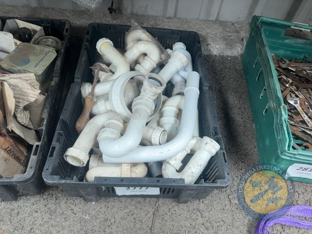 Box of pipe fittings