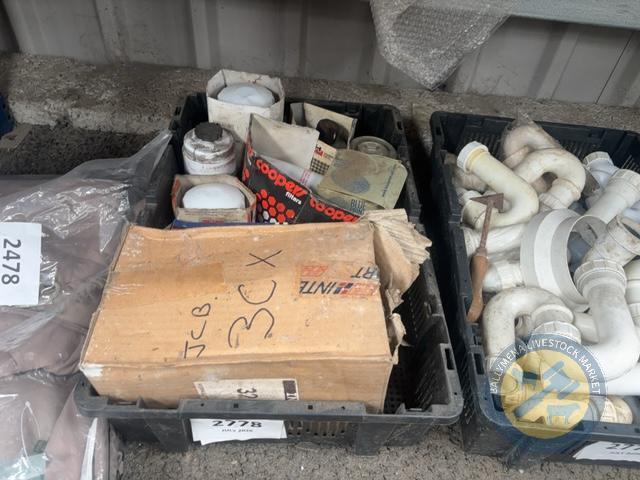 Box of fuel fittings