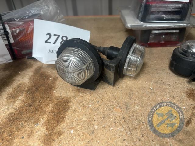 Pair of Ifor Williams front marker lights