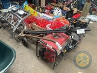 Iron trolley on solid wheels