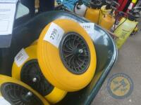 yellow puncture proof wheel