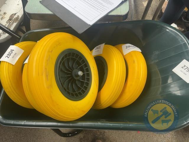 yellow puncture proof wheel
