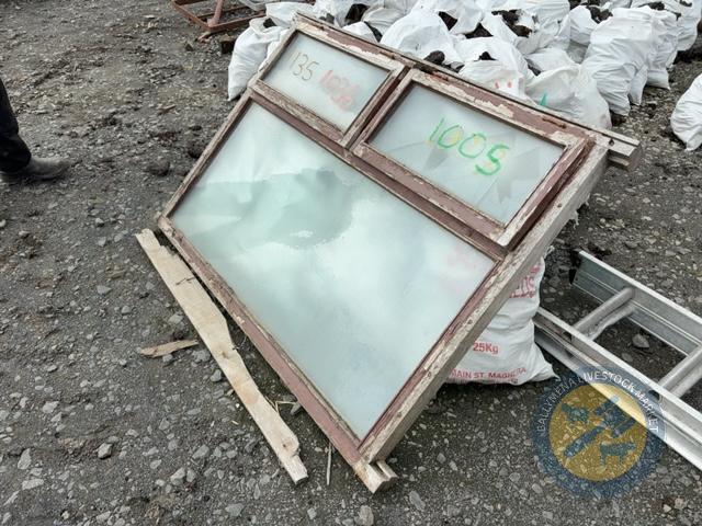 Wooden framed window
