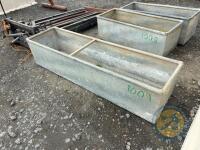1 x 6ft IAE galvanised drinker - 2