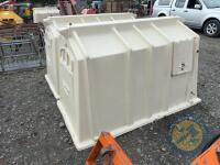 2 calf tel hutches & ring feeders - 4
