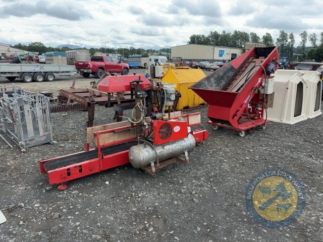 tong bag stitcher & tong conveyor bagger