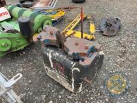 AGCO weight block 750kg - 2