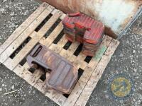 5x Leyland tractor weights - 2