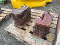 5x Leyland tractor weights - 3