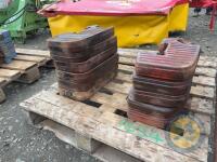 5x Leyland tractor weights - 4
