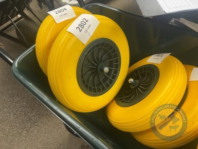 yellow puncture proof wheel