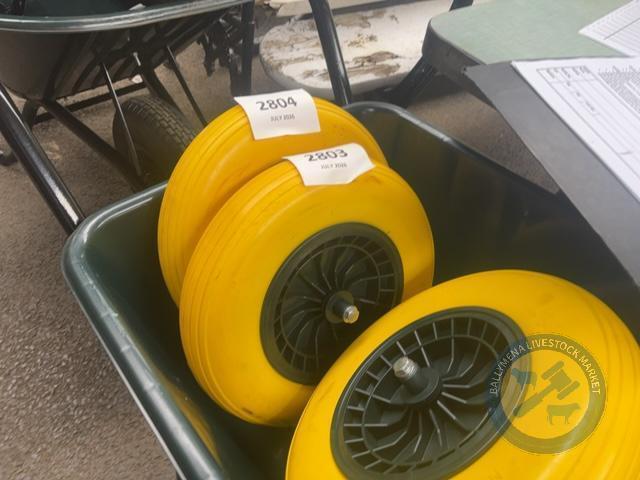 yellow puncture proof wheel