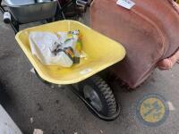 New 90L tar wheelbarrow yellow
