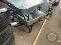 90L galvanised wheelbarrow
