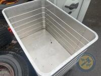 silver tub on wheels - 3