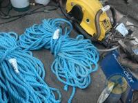 1 lot of blue rope - 2