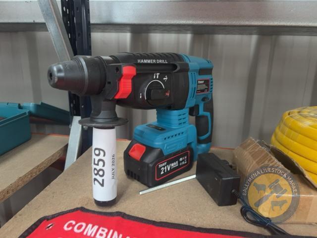 Battery hammer drill