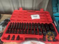 35pc half inch impact socket set