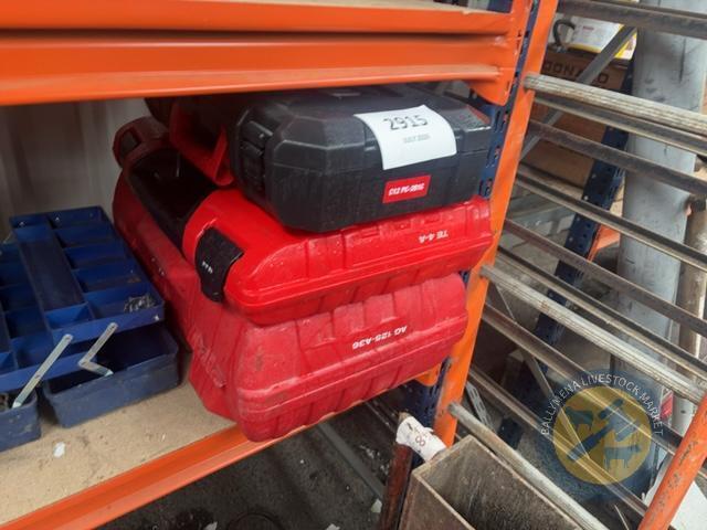 3x tool boxes