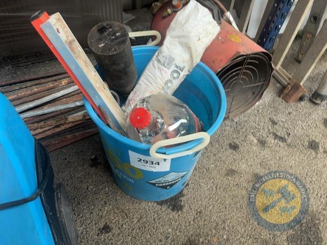 Blue bucket miscellaneous