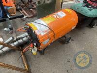 Gas blower heater