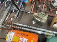 2x galvanised screw posts