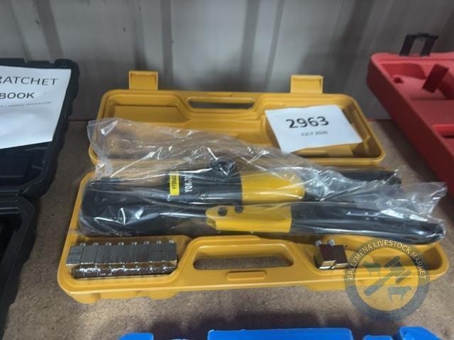 16tn hydraulic crimping set