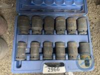 12 piece 3/4 drive sockets - 2