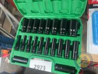 20 piece impact socket set green box - 2