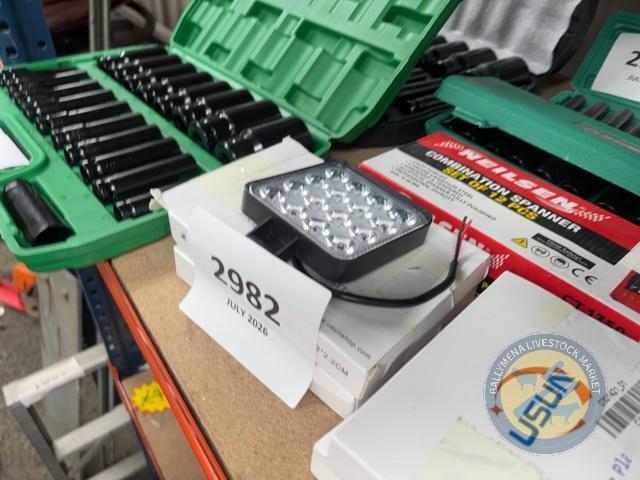 Pair LED ploughing lights