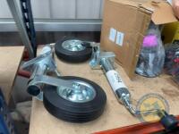 Jocket wheel with bracket