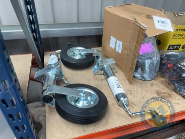 Jockey wheel with bracket