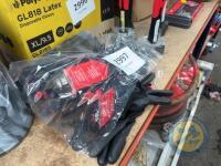 12 pack gloves black - 2
