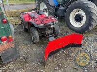Honda Fourtrak 350cc Quad with auto wench and Quad X Scrapper