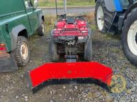 Honda Fourtrak 350cc Quad with auto wench and Quad X Scrapper - 2