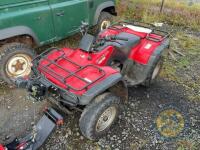 Honda Fourtrak 350cc Quad with auto wench and Quad X Scrapper - 6