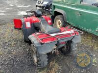 Honda Fourtrak 350cc Quad with auto wench and Quad X Scrapper - 9