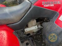 Honda Fourtrak 350cc Quad with auto wench and Quad X Scrapper - 13