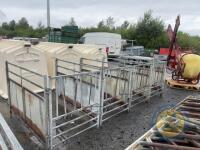 5x calf pens with bucket holders & brackets