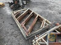4x heavy duty cattle feed barriers
