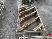 4x heavy duty cattle feed barriers - 2