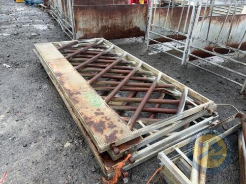 4x heavy duty cattle feed barriers