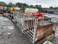 3x calf pens with bucket holders and brackets