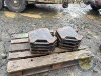 8x 45kg MF weights - 2