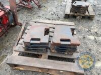 9x W90 tractor weights - 2