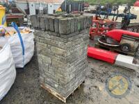 Handmade grey stone pillar - 2
