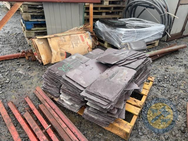 Pallet of bangor blue slates