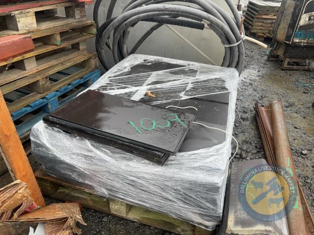 Pallet of fibre cement slates