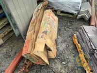 Bundle of water pipe, spouting, vice, roof flashings